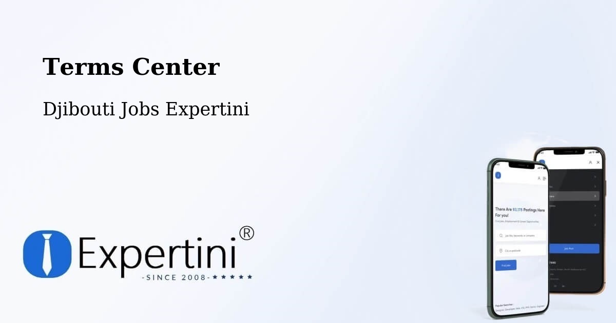 Terms of Service – Obock - Djibouti Jobs Expertini